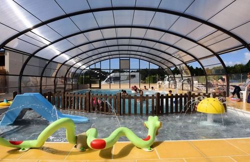 Varaville Casa | Campsite Les Peupliers **** - Mobile home Classique covered terrace 3 bedrooms 6 people