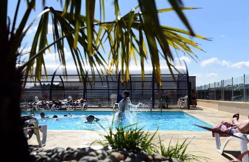 Varaville Casa | Campsite Les Peupliers **** - Mobile home Classique covered terrace 3 bedrooms 6 people
