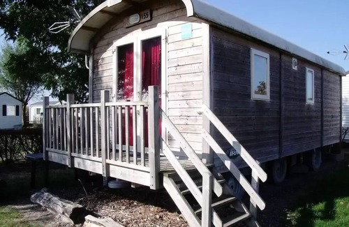 Varaville Casa | Campsite Les Peupliers **** - Mobile home Classique covered terrace 3 bedrooms 6 people