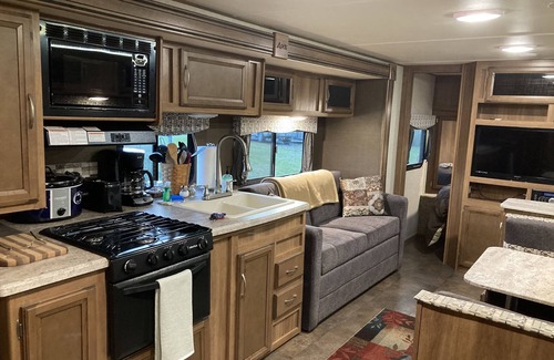 State College Casa | Camper in a private spot less than ten minutes from Beaver Stadium and PSU!