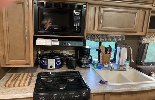State College Casa | Camper in a private spot less than ten minutes from Beaver Stadium and PSU!