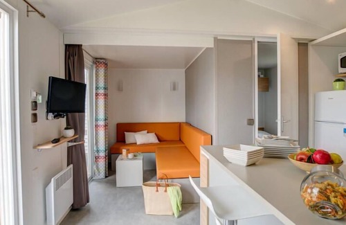 Bretignolles-sur-Mer Casa | Camping 4* près de la mer | Mobil-home 6p + TV