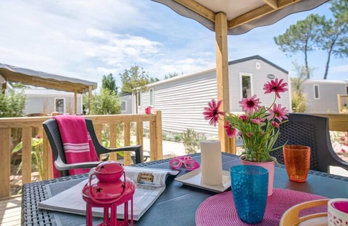 Bretignolles-sur-Mer Casa | Camping 4* près de la mer | Mobil-home 6p + TV