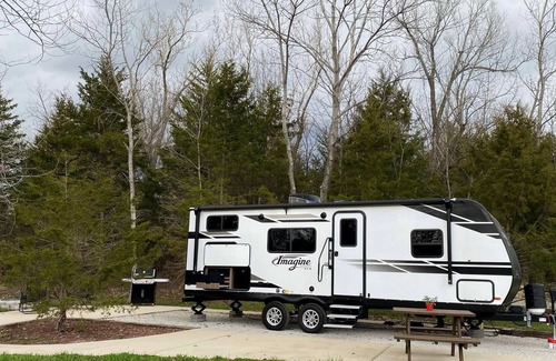 Peculiar Casa | Camping Adventure in new RV, Patio,Fire pit & BBQ Grill