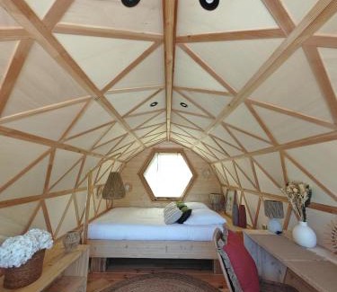 Lanas Otro | Camping de l'arche Roulotte géodésique