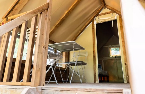 Brissac-Quince Casa | Camping de l'Etang**** - Unusual Nature Cyclo Tent 2 rooms for 2 people - Without sanitary facilities - Without kitchenette