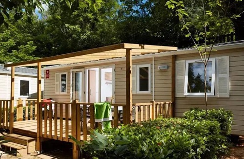 Noyelles-sur-Mer Casa | Camping de La Roselière ** - Casa móvil 4 piezas 6/7 personas