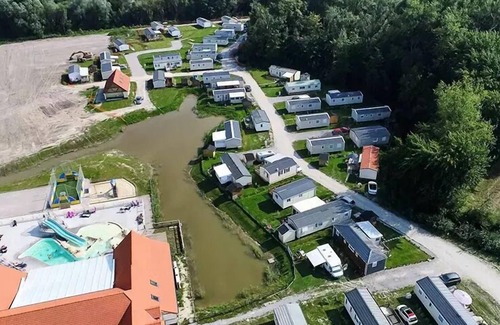 Noyelles-sur-Mer Casa | Camping de La Roselière ** - Casa móvil 4 piezas 6/7 personas