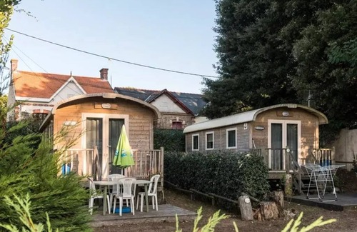 Saint-Michel-Chef-Chef Casa | Camping du Bord de Mer *** - Eco mobile home 1 bedroom + terrace - economical 2 people