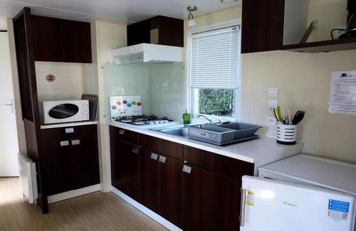 Nort-sur-Erdre Casa | Acampar Puerto Mulon *** - Casa móvil Zen Bois 3 habitaciones 4 Personas