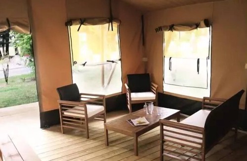 Devillac Casa | Camping Fontaine Du Roc *** - Carpa Safari 3 habitaciones 5 personas