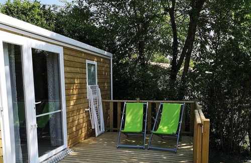 Chaille-les-Marais Casa | Camping l'Ile Cariot *** - Casa móvil PRM de 3 habitaciones para 6 personas