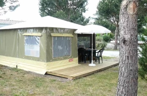 Audenge Casa | Camping Le Braou*** - Canvas Bungalow 16m² 2 bedrooms - without bathroom 4 people