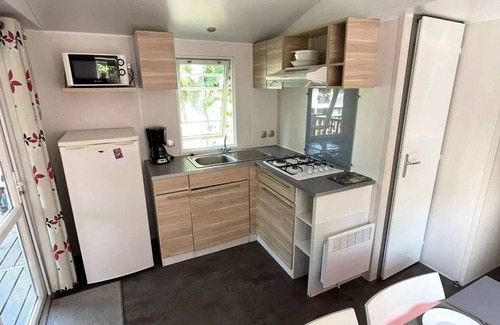 Ornans Casa | Camping Le Chanet *** - Casa móvil Vauban 4 habitaciones 6 personas