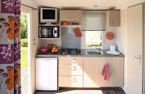 Hautot-sur-Mer Casa | Camping Le Marqueval *** - Casa móvil 2 habitaciones 2 Personas