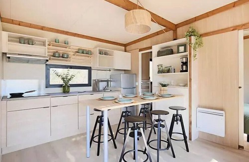 Hautot-sur-Mer Chalet De Esquí | Camping Le Marqueval**** - Chalet Columbia 3 rooms 4 people