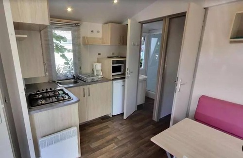Saint-Crepin-et-Carlucet Casa | Camping Le Pigeonnier*** - Alouette 3-room mobile home 4/6 people