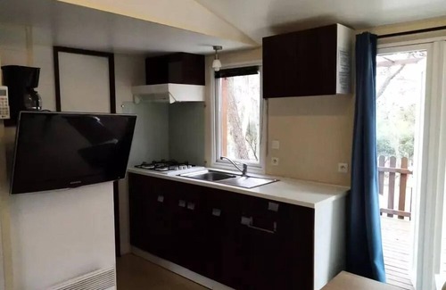 Fabrezan Casa | Camping Le Pinada *** - Mobil Home TULIPE - 2 bedrooms - 28 m2 4 people