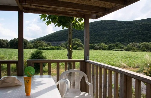 Saint-Maurice-d'Ibie Casa | Camping Le Sous Bois *** - Mobile Home O'HARA 4 rooms 6 people