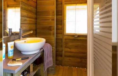 Carnac Alquiler De RV | Camping Les Bruyères* - Cabin on stilts Ecologe 3 Rooms 5 People
