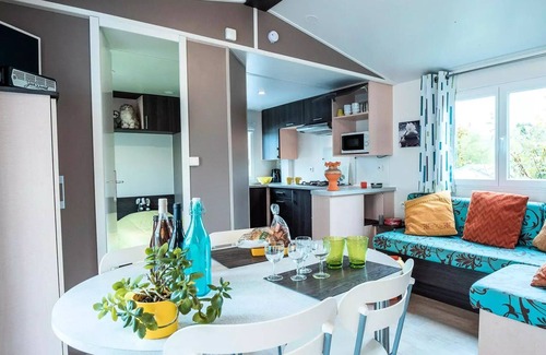 Severac-d'Aveyron Casa | Calquières de camping **** - Casa móvil Happy 3 habitaciones 5 Personas