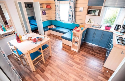 Severac-d'Aveyron Casa | Camping les Calquieres **** - Casa móvil PREMIUM Twinny 4 habitaciones 6/7 personas