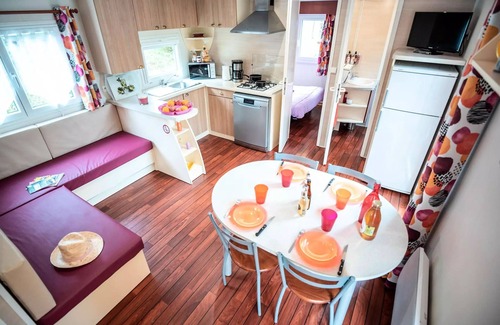 Severac-d'Aveyron Casa | Camping les Calquieres **** - Mobil Home Confort Sunny 3 habitaciones 4 personas + lavavajillas