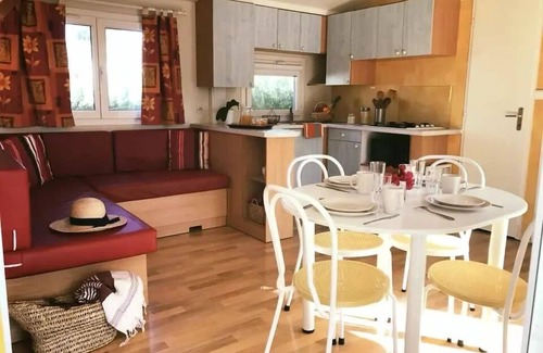 Saint-Nazaire Casa | Camping Les Fontaines *** - Casa móvil Olivier 3 Habitaciones 6 Personas