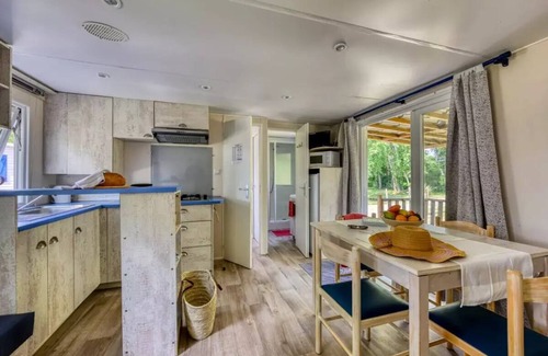 Saint-Sornin Casa | Camping Les Étangs Mina *** - Mobile Home Premium 4 habitaciones 8 personas