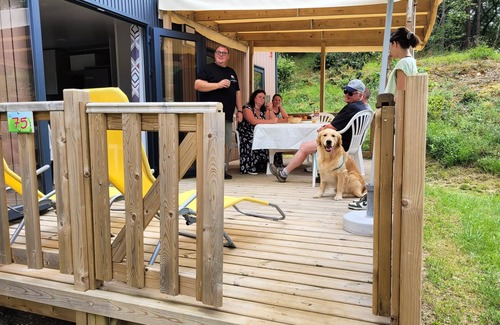 Thonac Casa | Camping maeva Escapades La Castillonderie **** - Mobil-Home Privilege 4 Rooms 6 People Air Conditioning + TV