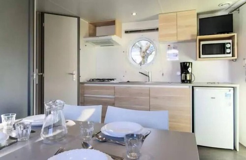 Arles-sur-Tech Casa | Camping Paradis le Vallespir*** - Mobile home Premium Primevère 3 rooms 4 people