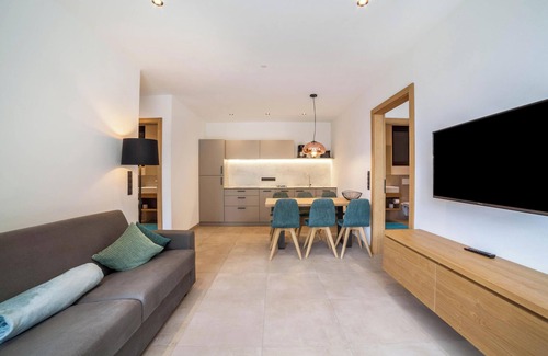 Saltusio Apartamento | Camping Passeier Apartamento Abendrot con vistas a la montaña, piscina, sauna, wifi, terraza y jardín