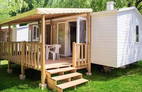 Plonevez-Porzay Casa | Camping Plage de Treguer *** - Casa móvil 4 piezas 6/7 personas