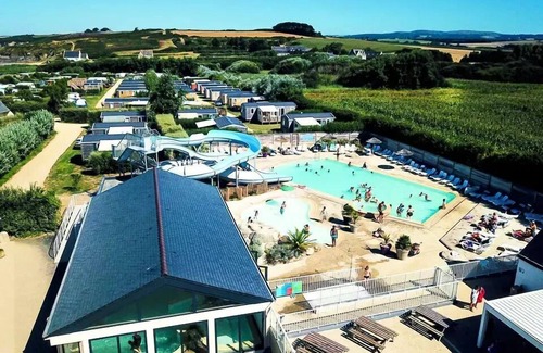 Plonevez-Porzay Casa | Camping Plage de Treguer *** - Casa móvil 4 piezas 6/7 personas