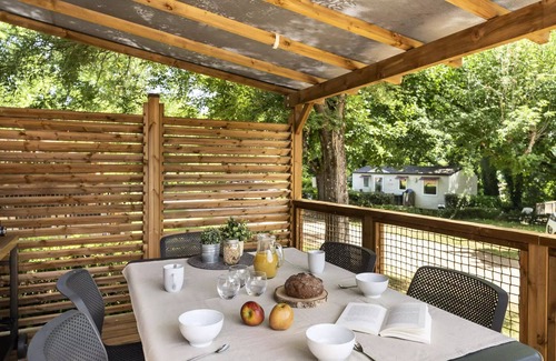 Sainte-Nathalene Casa | Camping Romanée Les Grottes de Roffy**** - Premium 4-room mobile home for 6 people