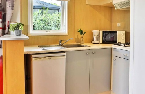 L'Aiguillon-sur-Vie Chalet De Esquí | Camping Ushuaïa Le Parc de La Grève **** - Chalet Evasion 3 Rooms 3 People