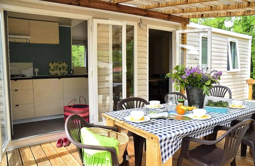 Saint-Antonin Noble Val Casa | Camping Les 3 Cantons **** - Casa móvil Lavaurette 4 habitaciones 6 personas