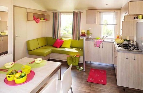 Montels Casa | Camping L'Arize **** - Casa móvil Cordelia 4 Habitaciones 6 Personas