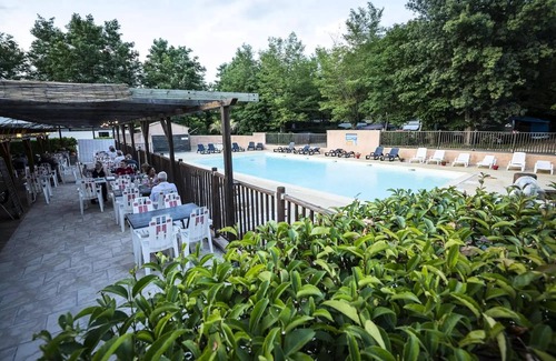 Goudargues Casa | Campsite Flower le Saint Michelet**** - Mobile home Domino Standard 3 rooms 5 people