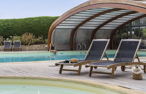 Saint-Cast-le-Guildo Casa | Campsite Le Chatelet***** - COMFORT mobile home - 2 bedrooms - sea view 4 people