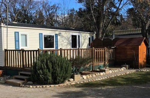 Nefiach Casa | Campsite La Garenne*** - Comfort mobile home 3 rooms 4/6 people + air conditioning