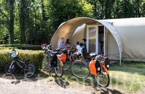 Illiers-Combray Casa | Camping Le Bois Fleuri *** - Coco dulce 3 habitaciones 4 personas