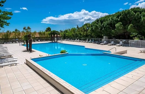 Saint-Nazaire Casa | Campsite Les Fontaines*** - Mobil-home Classic 3 rooms 4 people air conditioned