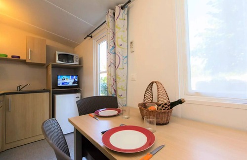 Saint-Leu-dEsserent Casa | Campsite Le Pré des Moines *** - Mobile home ROMARIN +++ 1 bedroom 2 people