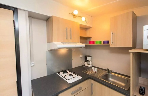 Saint-Leu-dEsserent Casa | Campsite Le Pré des Moines *** - Mobile home ROMARIN +++ 1 bedroom 2 people