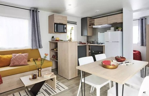 Quettehou Casa | Camping Le Rivage **** - Cottage Grand Confort 3 habitaciones 4 Personas