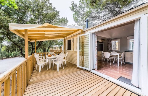Cadenet Casa | Campsite Le Val de Durance **** - Mobile home Comfort 4 rooms 6 people air-conditioned