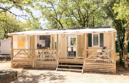Crayssac Casa | Campsite Les Reflets du Quercy **** - Mobil home Comfort Compact - 2 bedrooms 4 people
