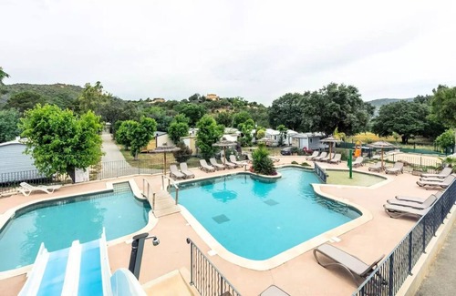Bormes-Les-Mimosas Chalet De Esquí | Campsite Lou Cabasson *** - Chalet Le Cap SPA (Max 2 adults) 2 persons