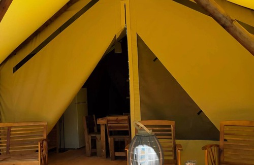 Sainte-Catherine-de-Fierbois Casa | Canadian Lodge - 2 Schlafzimmer - ohne Sanitäranlagen 5 Personen